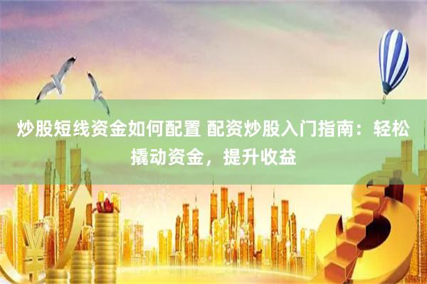 炒股短线资金如何配置 配资炒股入门指南：轻松撬动资金，提升收益